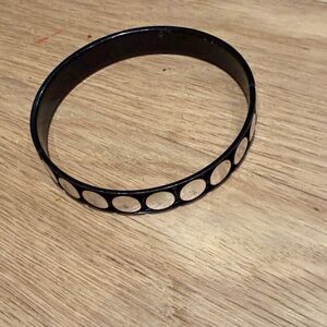 Black and Silver Circle Bracelet